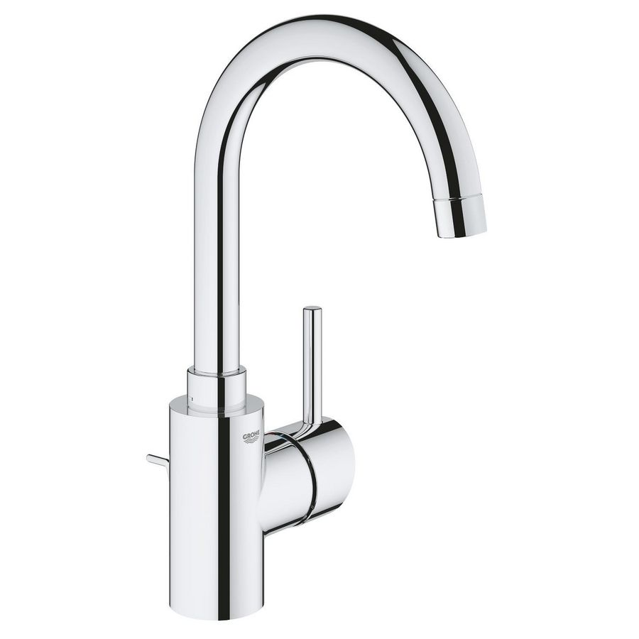 Concetto wastafelmengkraan chroom hoge uitloop 28mm (zero)