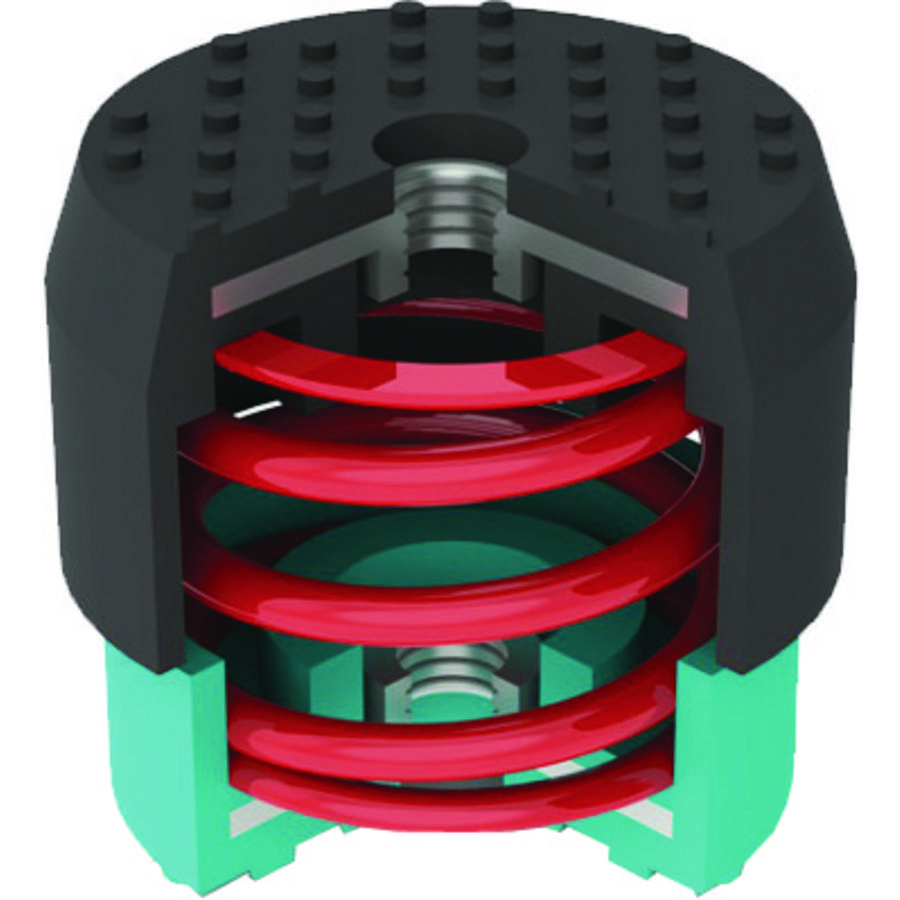 PROMO Set a 4 stuks trillingdempers CBaMNaM max. 120 kg (1MNAMINGLESE000000)