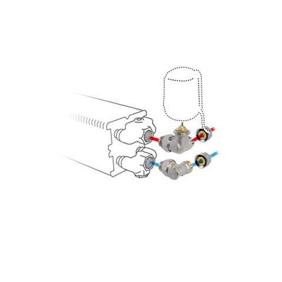 Set 28 Dubbelh/R M24 MA Vpe/Alu diam.16/2
