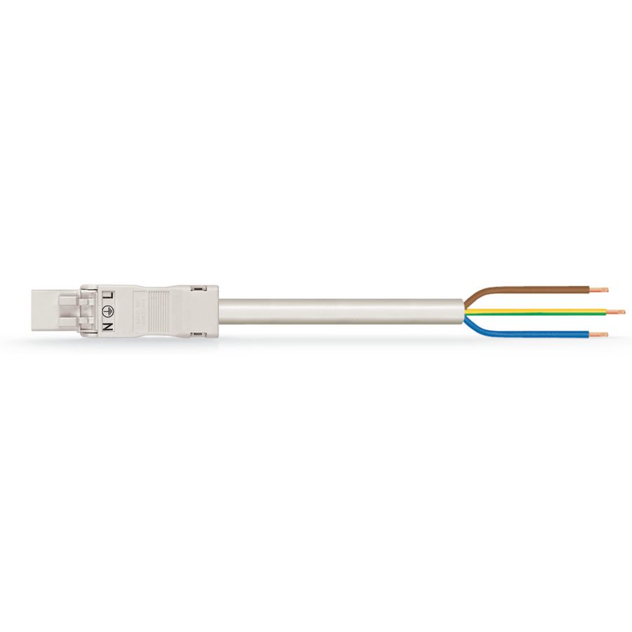 Geconf.aansluitkabel Eca Steker/open einde 891-8993/205-102