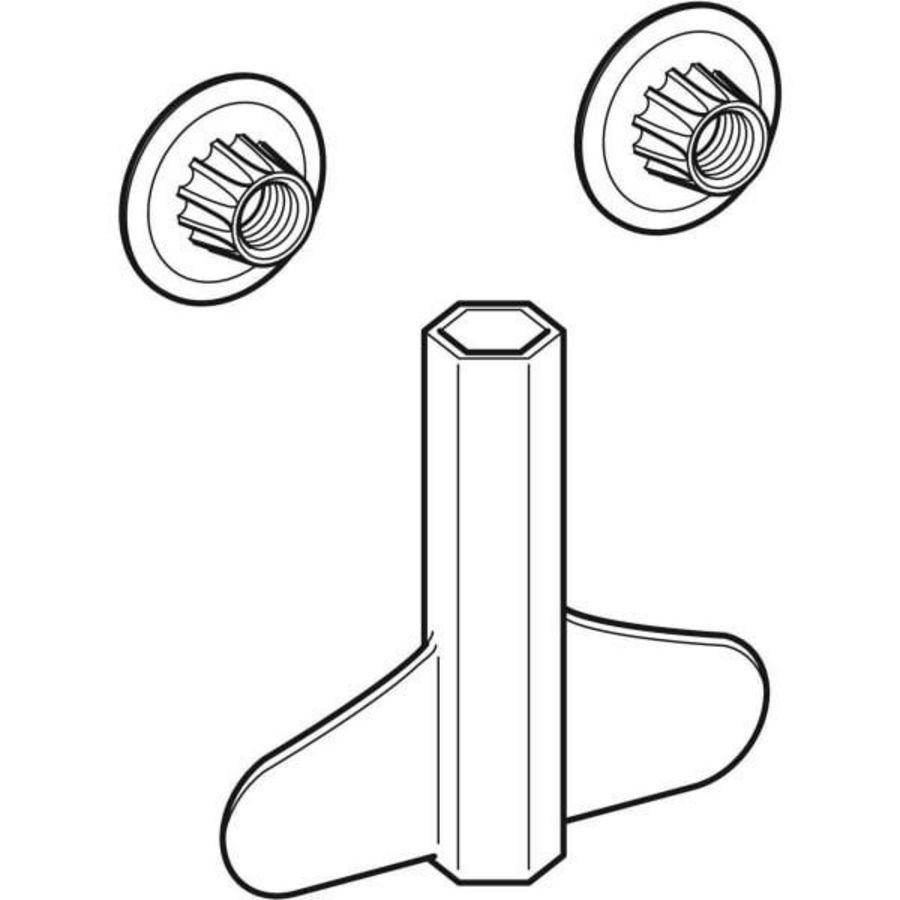 Montagegereedschap voor wand bidet (2 st.)
