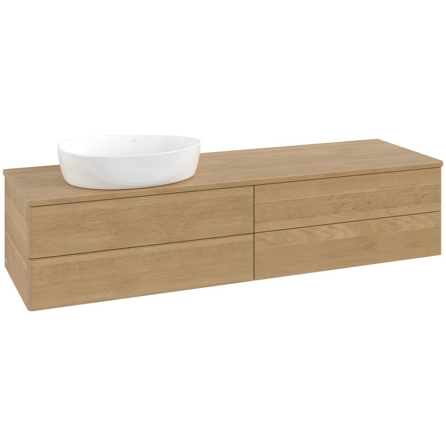 Wastafelonderkast Antao 1600x360x500mm Honey Oak L26011HN