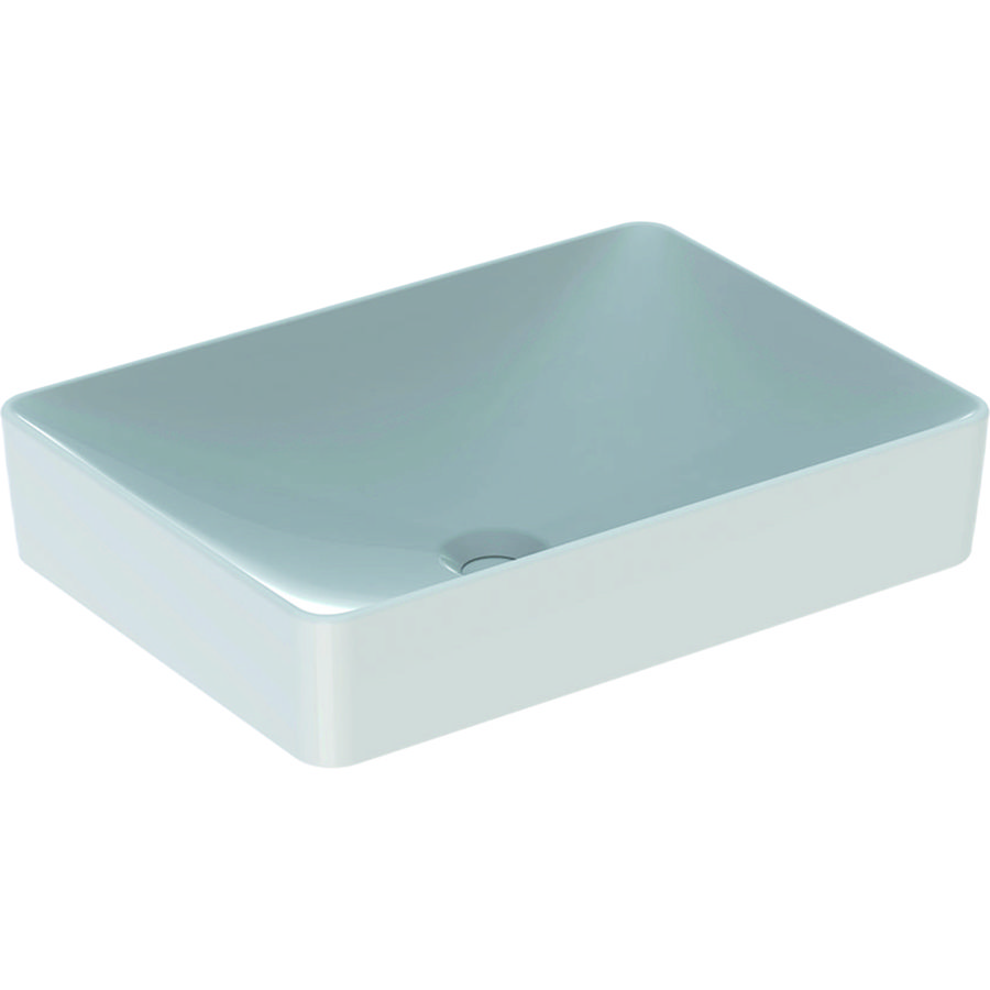 VariForm opzetwastafel rechthoekig 55x40cm zonder overloop wit Keratect