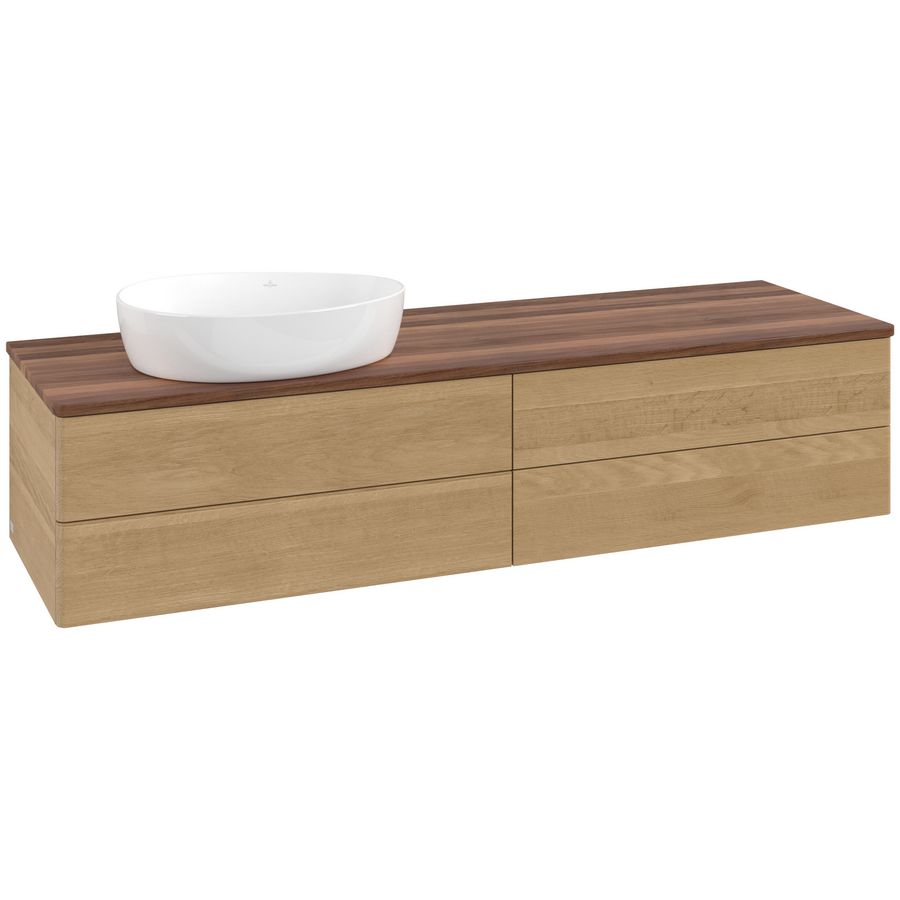 Wastafelonderkast Antao 1600x360x500mm Honey Oak L26012HN