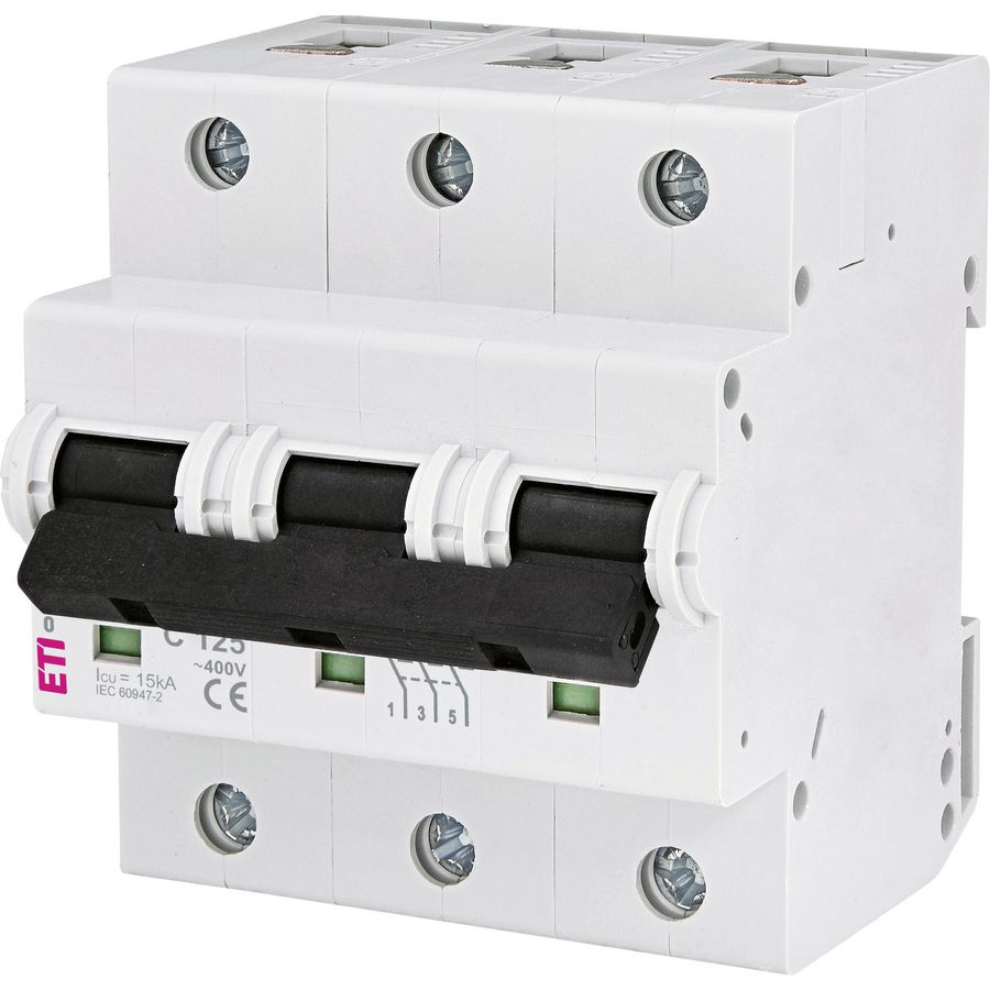 Installatieautomaat ETIMAT 10 C-karakteristiek 125A 4,5mod. 3-polig 10kA