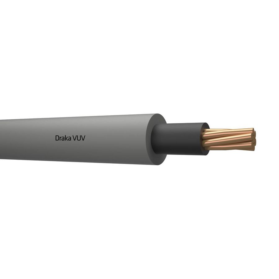 Doos a 100m. VUV 150/250V 90C gy# 0,75mm² s