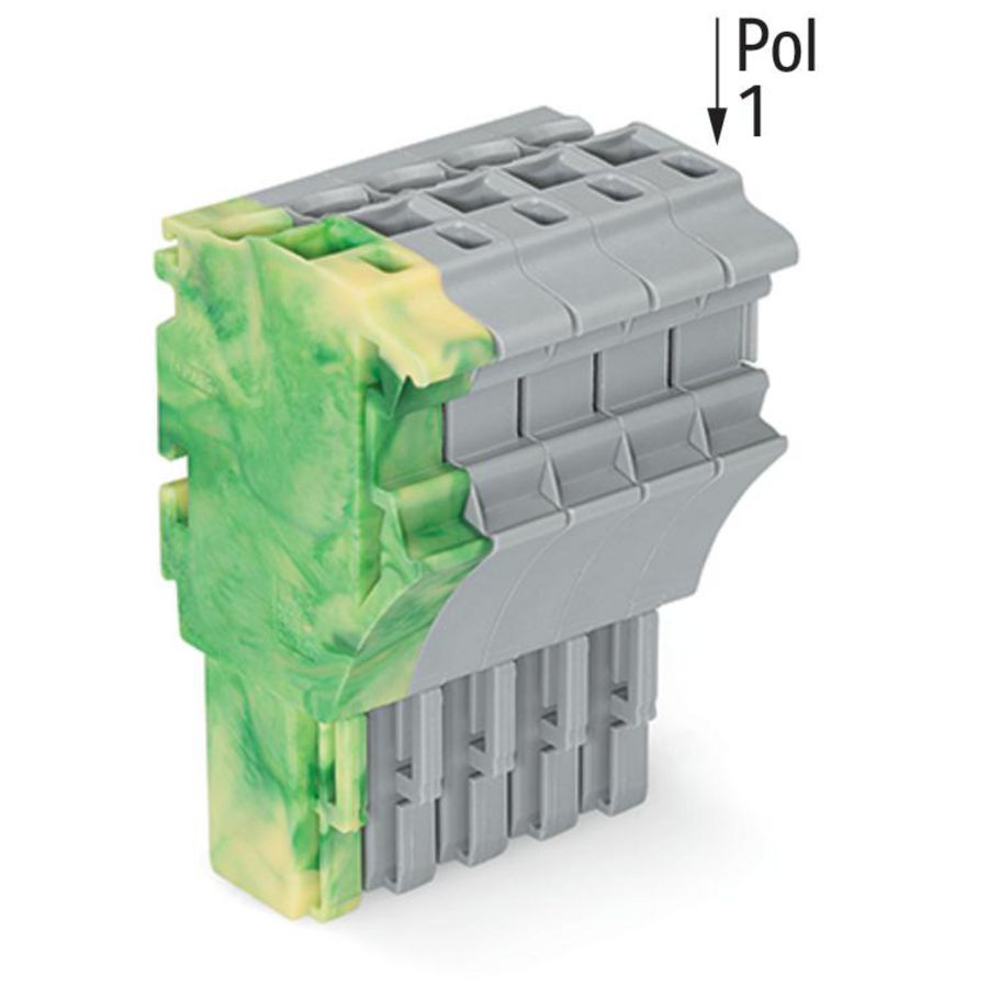 1-draads FE steker 4mm² 2022-105/000-037 VVE=50