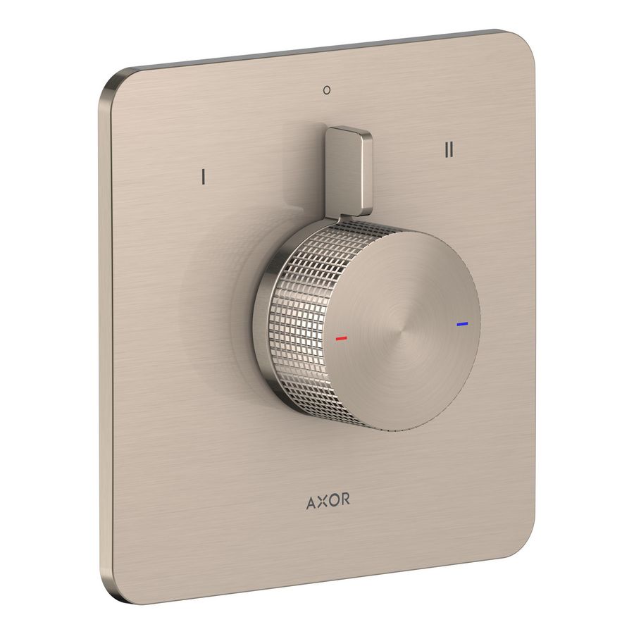 Inbouw douchemengkraan 2F Cubic Cut AXOR Citterio C Brushed Nickel