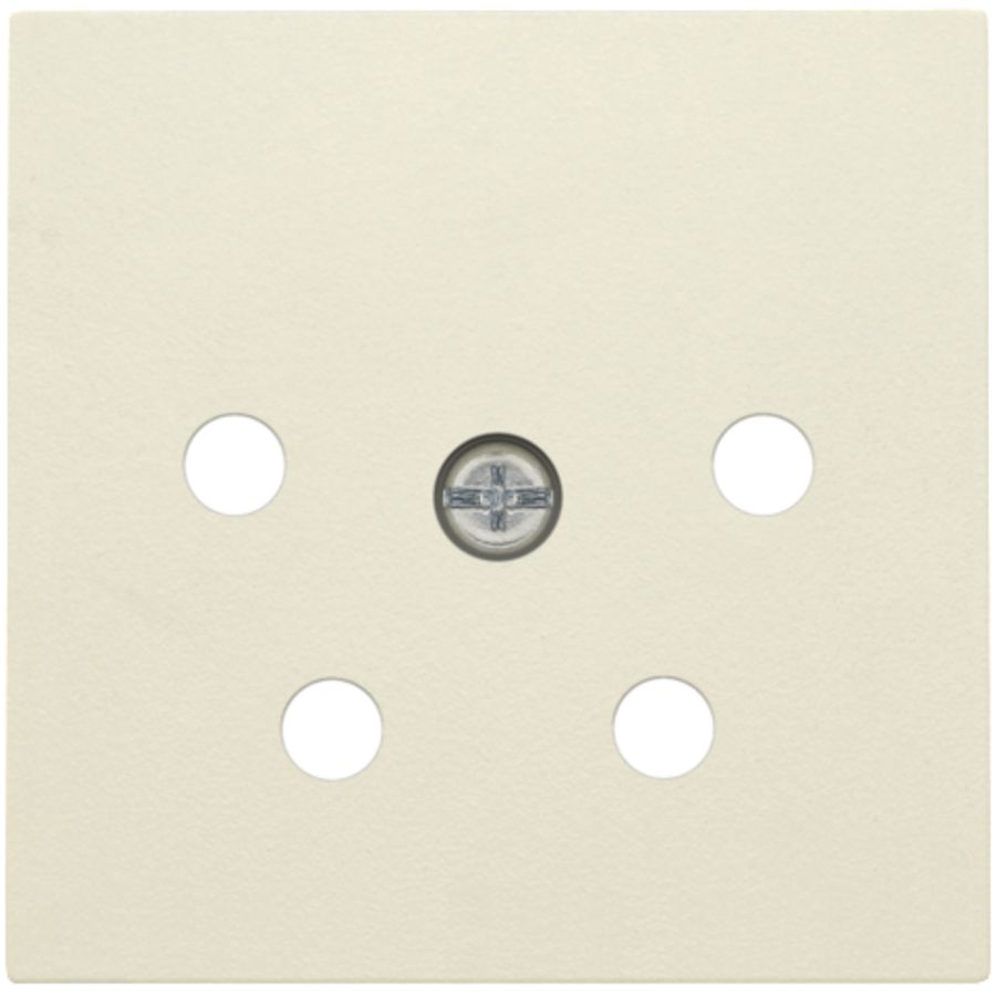 Afwerkingsset 4-polig inbouwcontactdoos PTT cream