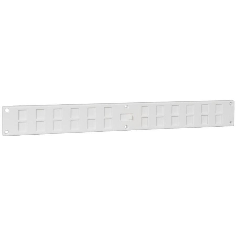 Afsluitbaar ventilatierooster 370x40mm wit