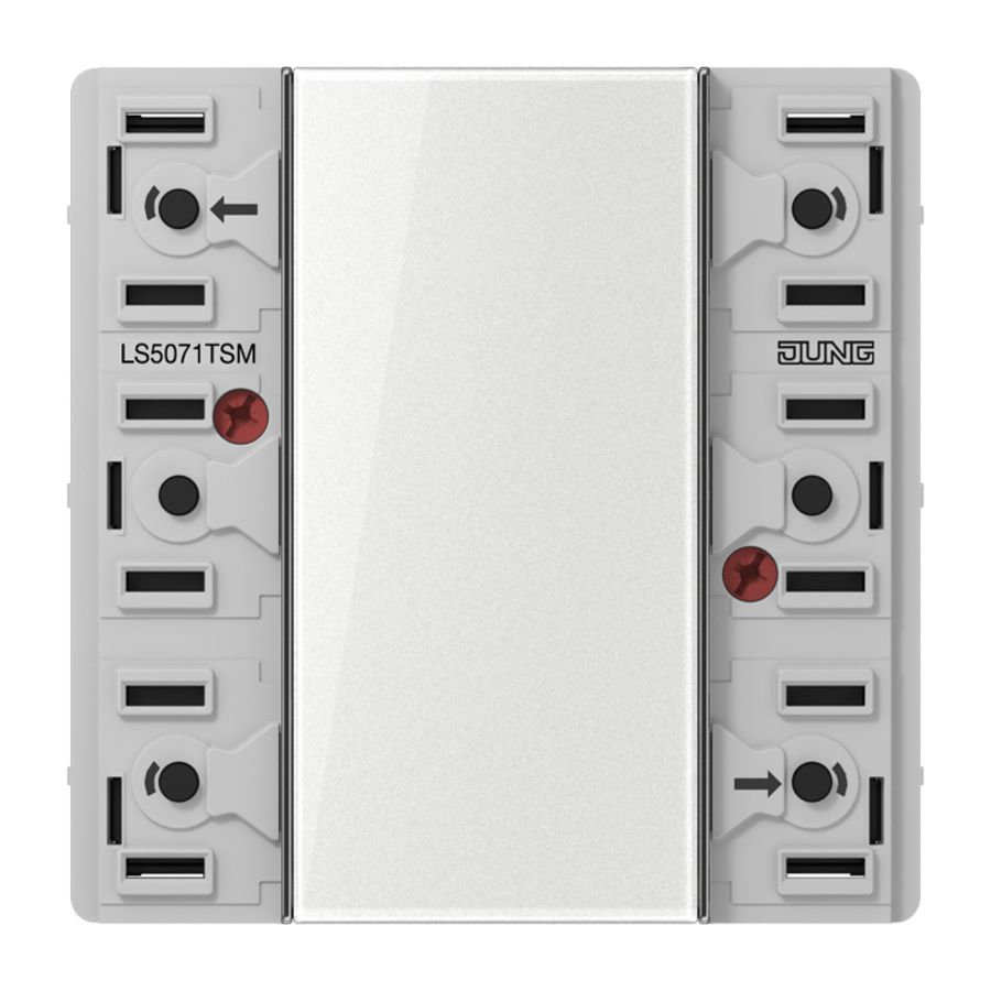 Tastermodule standaard 1-voudig LS KNX