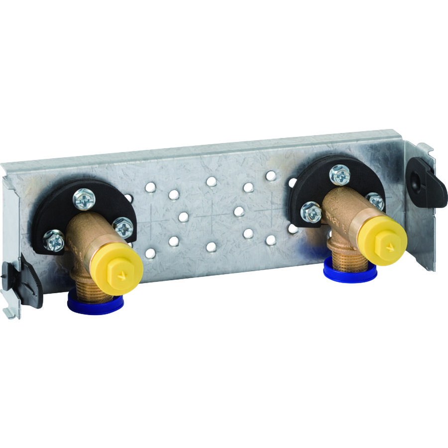 GIS aansluitpl. wandkraan opbouw 153mm twee wateraansl.