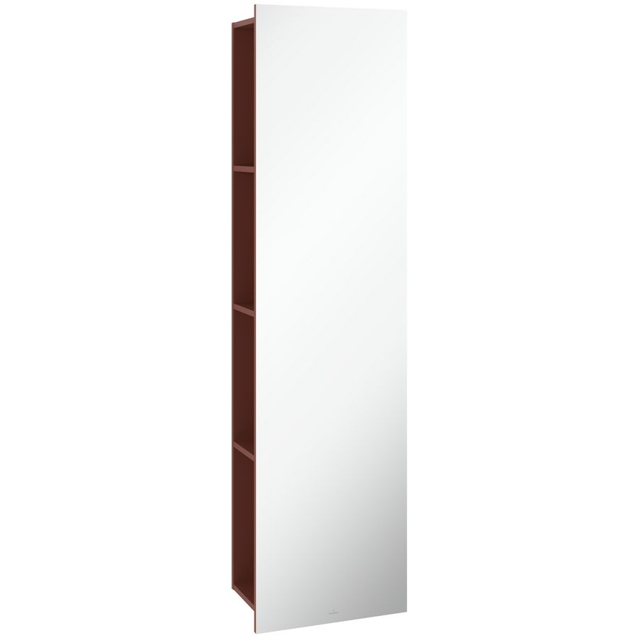 Aflegplank met spiegel Wine Red C59600AH