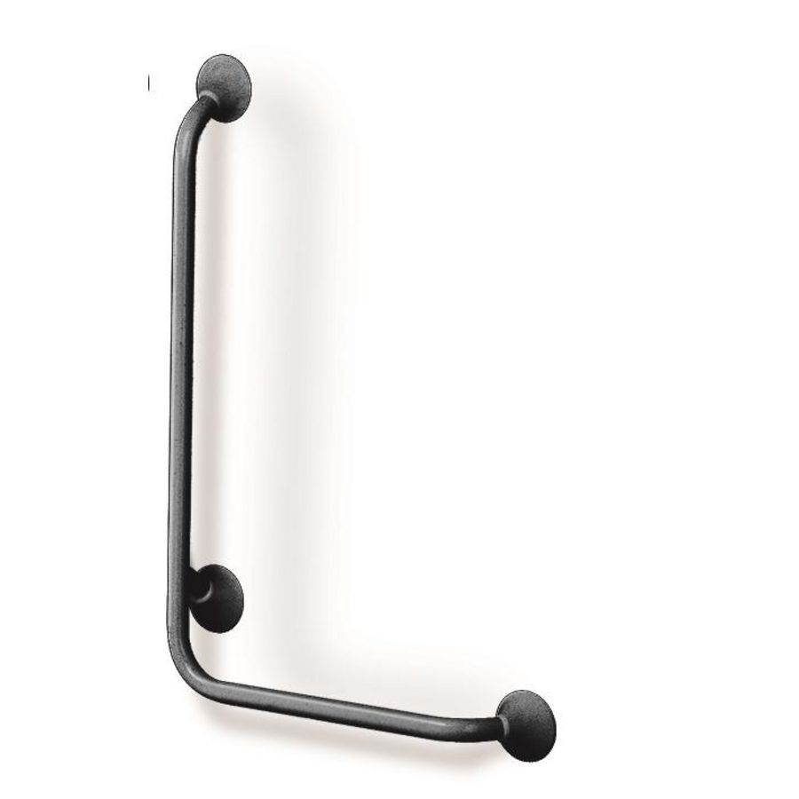 Wandbeugel 90° RE. 560x1130mm staal Antraciet