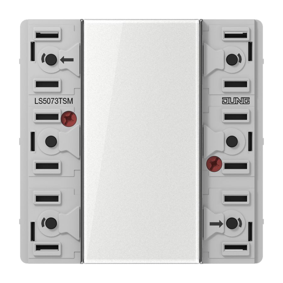 Tastermodule standaard 3-voudig LS KNX