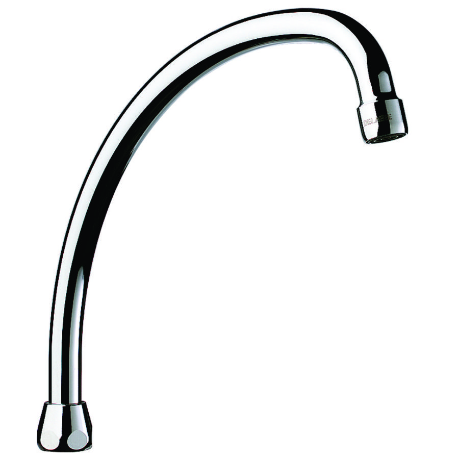Uitloop zwanenhals universeel F3/4" L.190 H.150 straalbreker