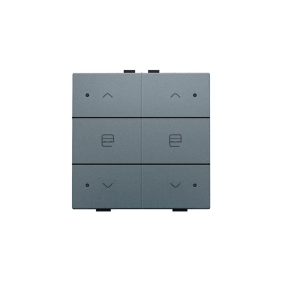 Dubbele motorsturingsbediening led Home Control bleu gr
