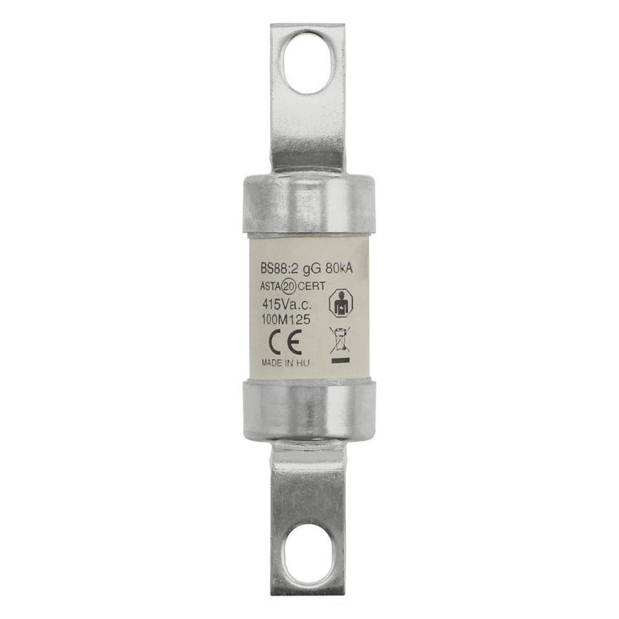 Zekering laagsp. 100A AC 415V BS88/A4 27x110 gM BS VVE=10