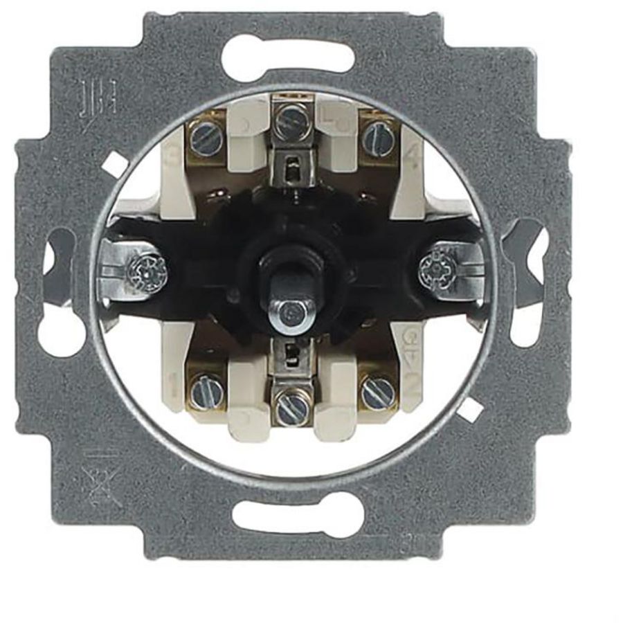 Inbouw jaloezieschakelaarsokkel schak-puls 2P 10 AX 250 V AC