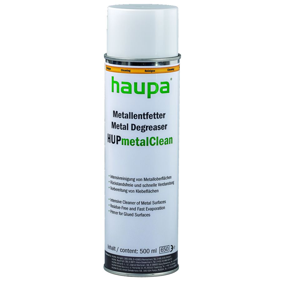 Reiniger en ontvetter HUPmetalClean Aerosol 500 ml