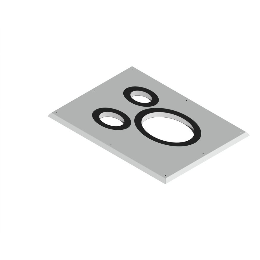 Mini-Delta dakbeschotplaat type M 30°-39° luchtdicht