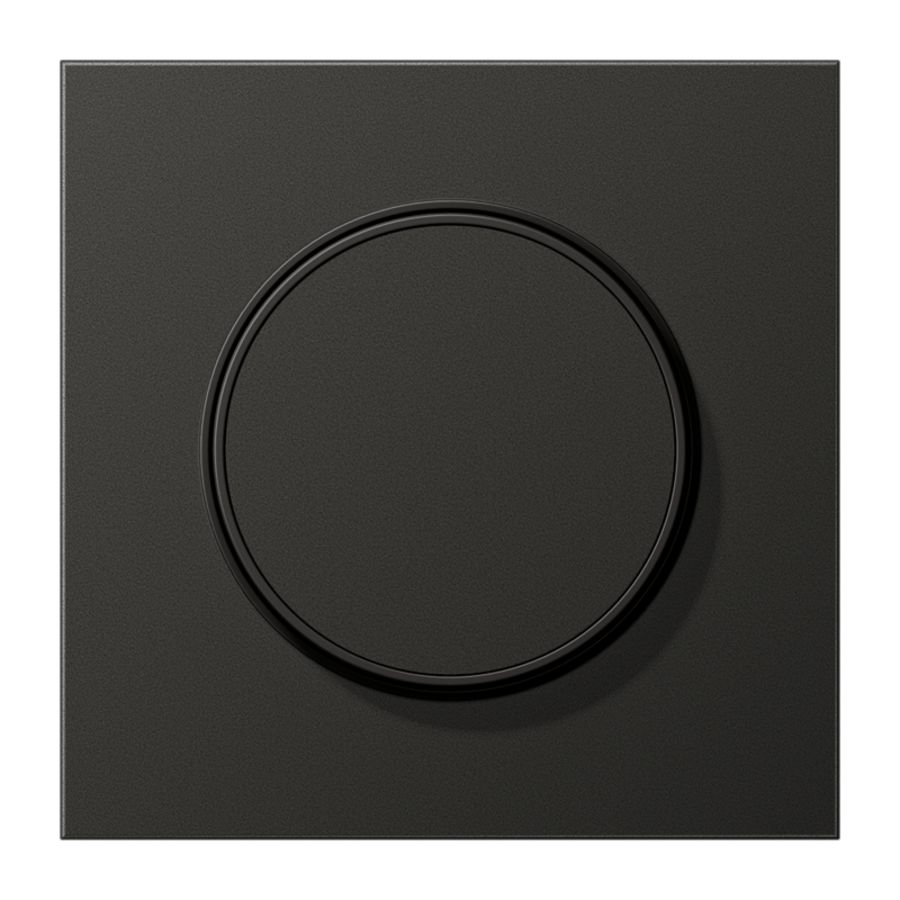 Draaiknop dimmer LS range antraciet