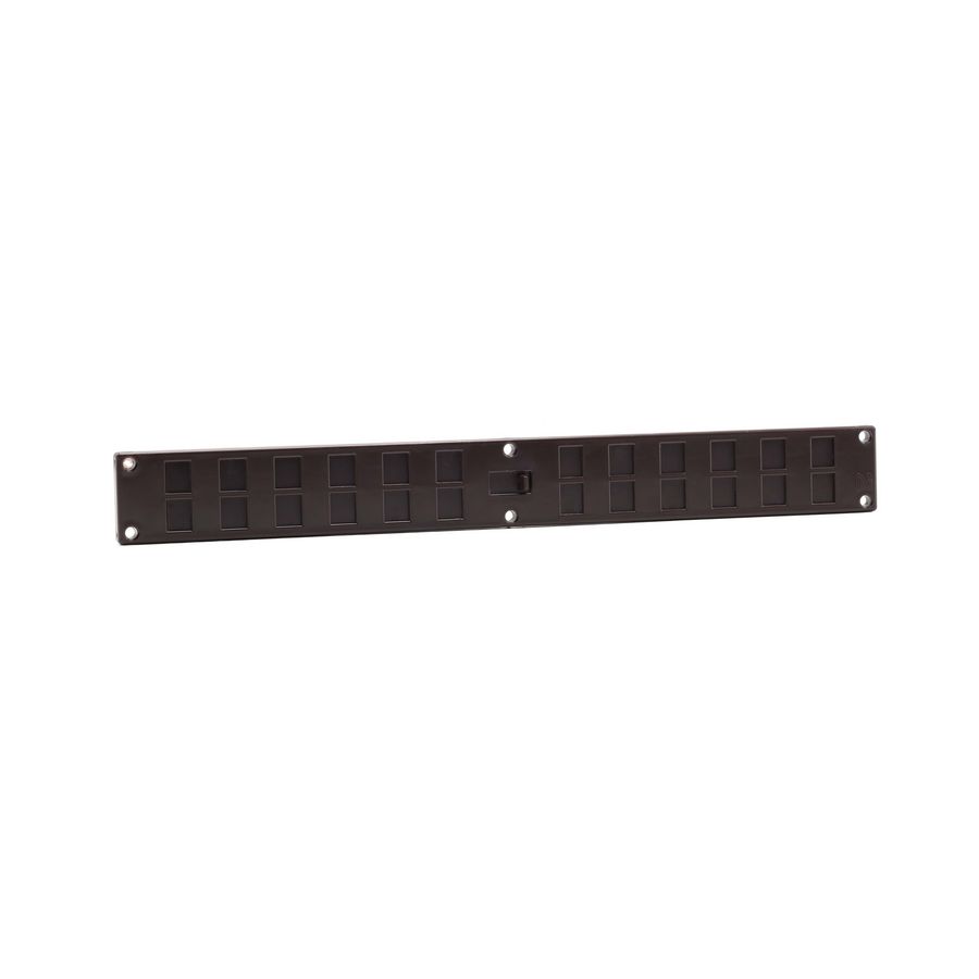 Afsluitbaar ventilatierooster 370x40mm bruin