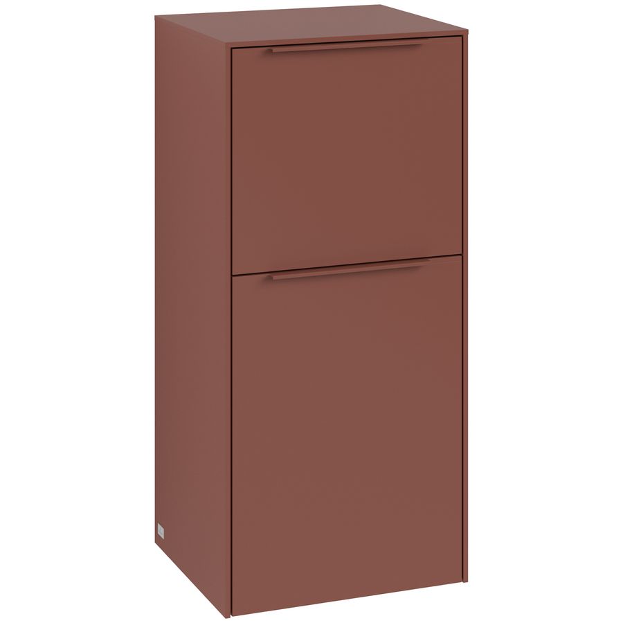 Zijkast SUBWAY 3.0 400x860x362mm Wine Red C59502AH greep monochroom