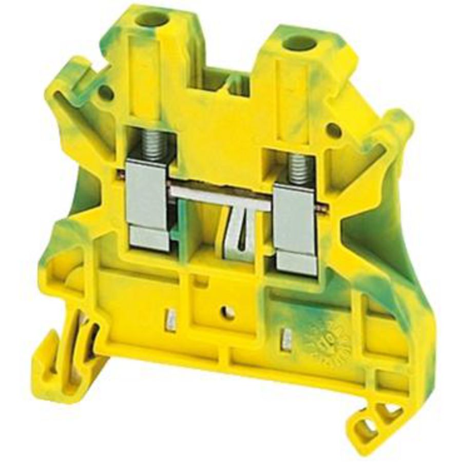 Aardingsklemmenblok 4mm² Enkel niveau Schroef Groen VVE=50