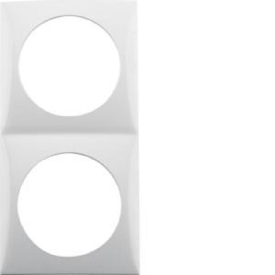 Afdekraam 2-v berker Integro flow polar wit glans