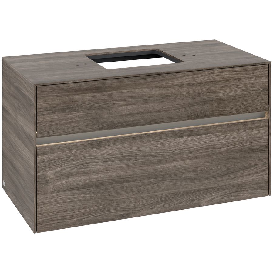 Wastafelonderkast Collaro 1000x548x500mm Sto.Oak C125B0RK