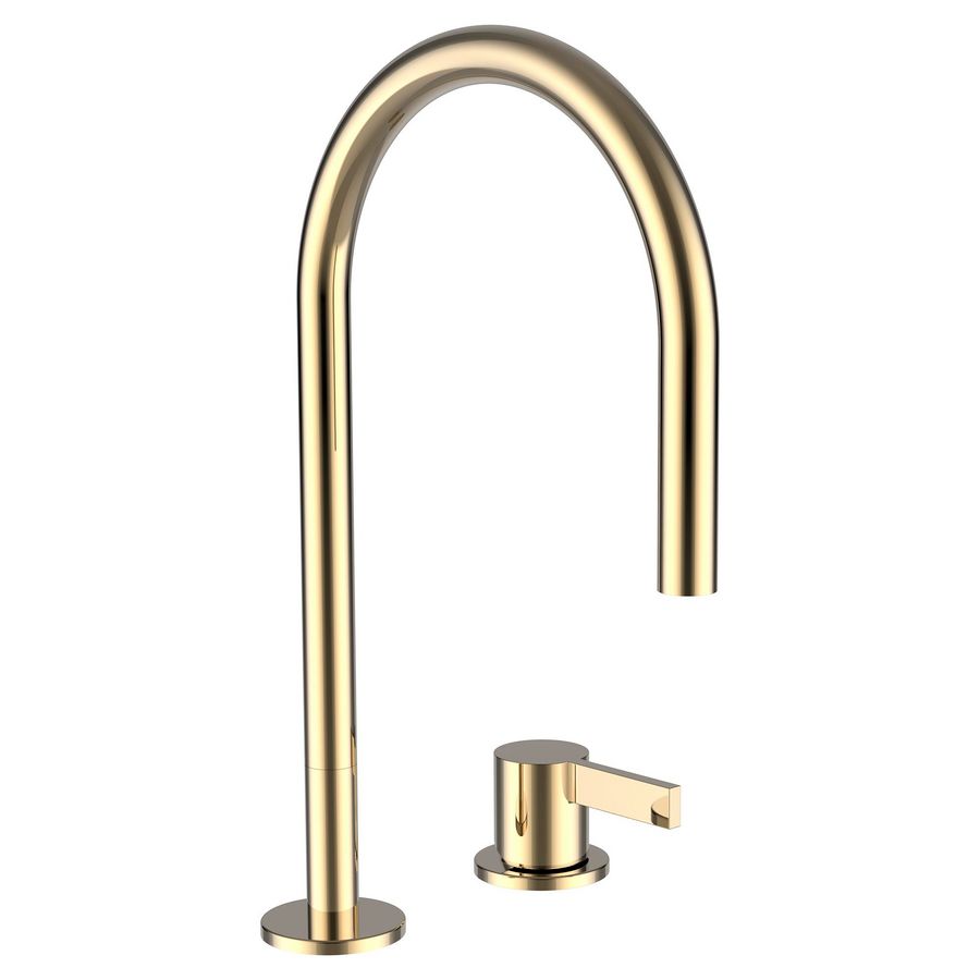 2-Gaten Wastafelmengkraan met pop-up waste PVD gold hi-gloss H3113320012201