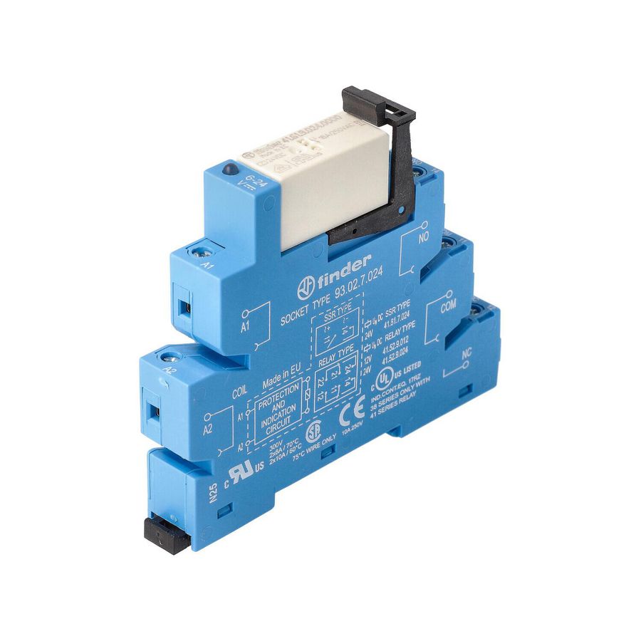 Interfacerelais 1 wisselcontact 8A 24V DC Serie 38