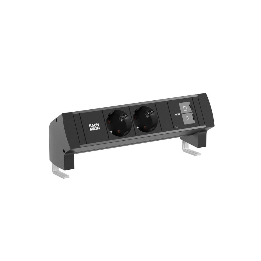 DESK STYLE 2x 230V RA 1x USB C/C chrgr 45W 0,2m GST o.g.