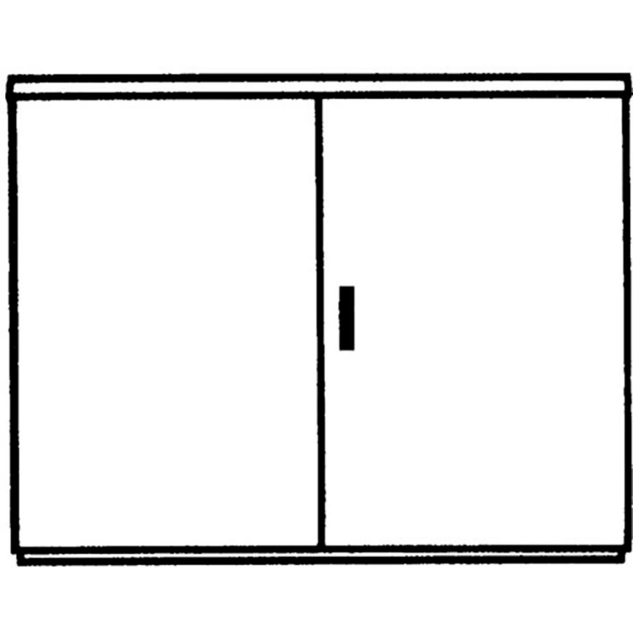 Installatiekast EH3 F DIN2 875X1115X320MM gemonteerd