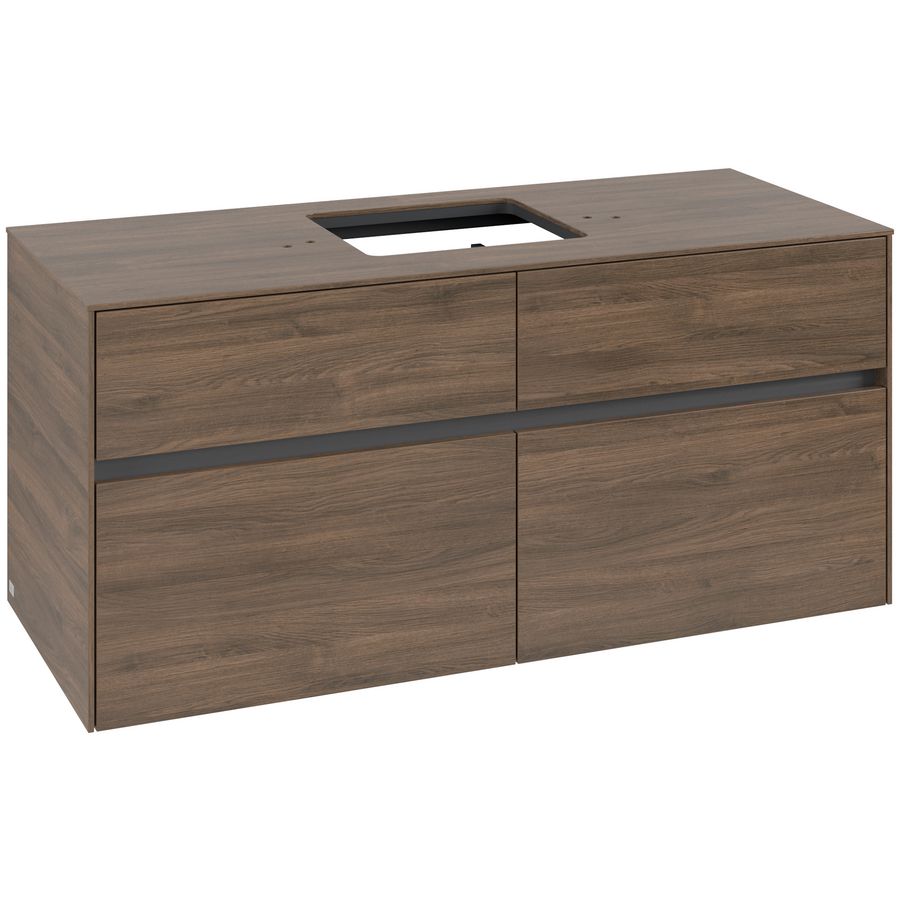 Wastafelonderkast Collaro 1200x548x500mm Ariz.Oak C12800VH