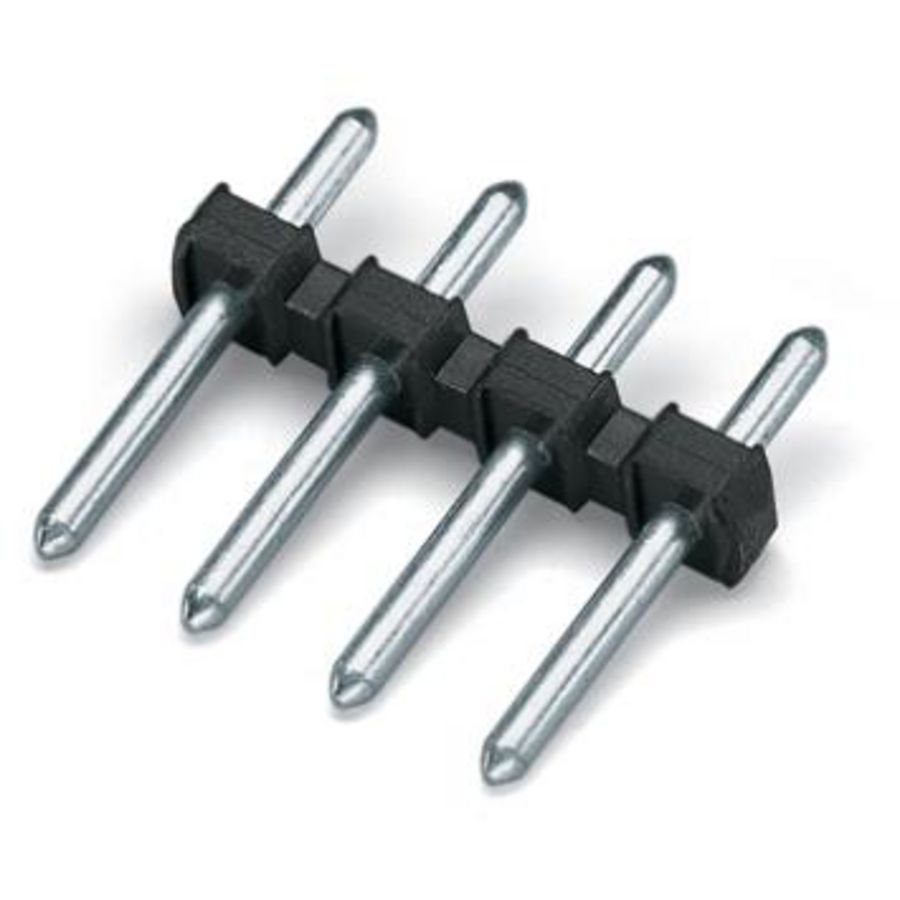 THT male steker raster 3,5mm 3-polig zwart 252-903 VVE=500