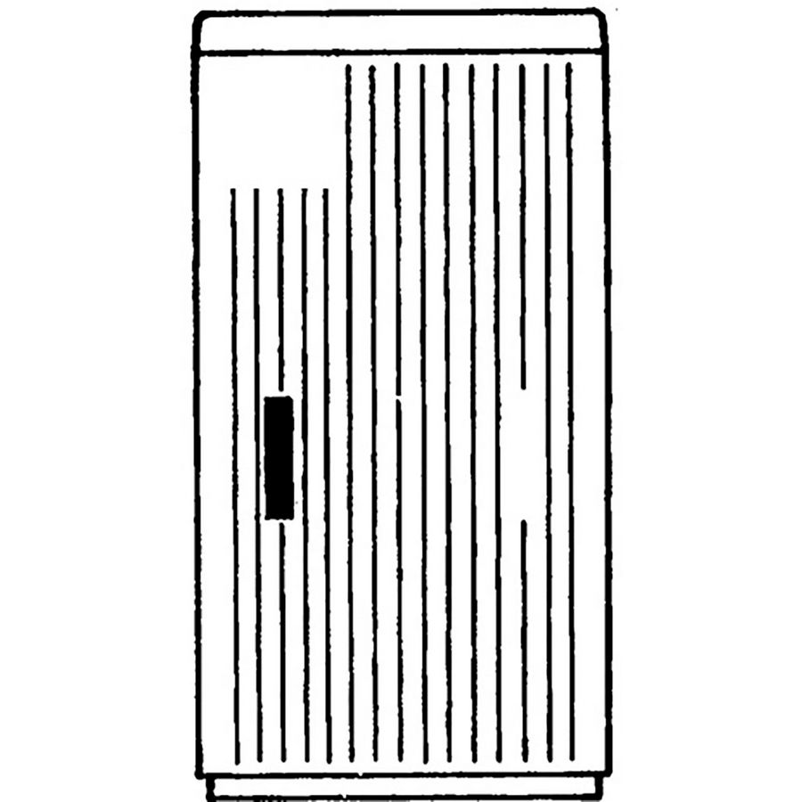 Installatiekast EH3 AP2DIN0 1125X590X320MM gemonteerd