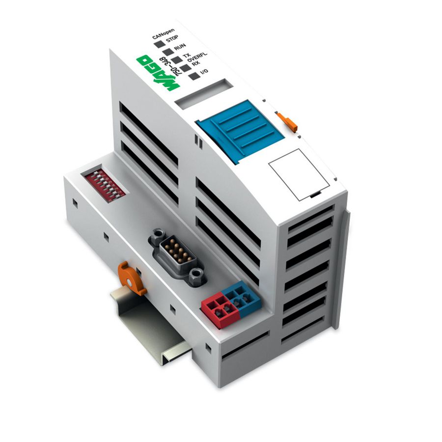 Veldbuscoupler CANopen D-sub ECO lichtgrijs