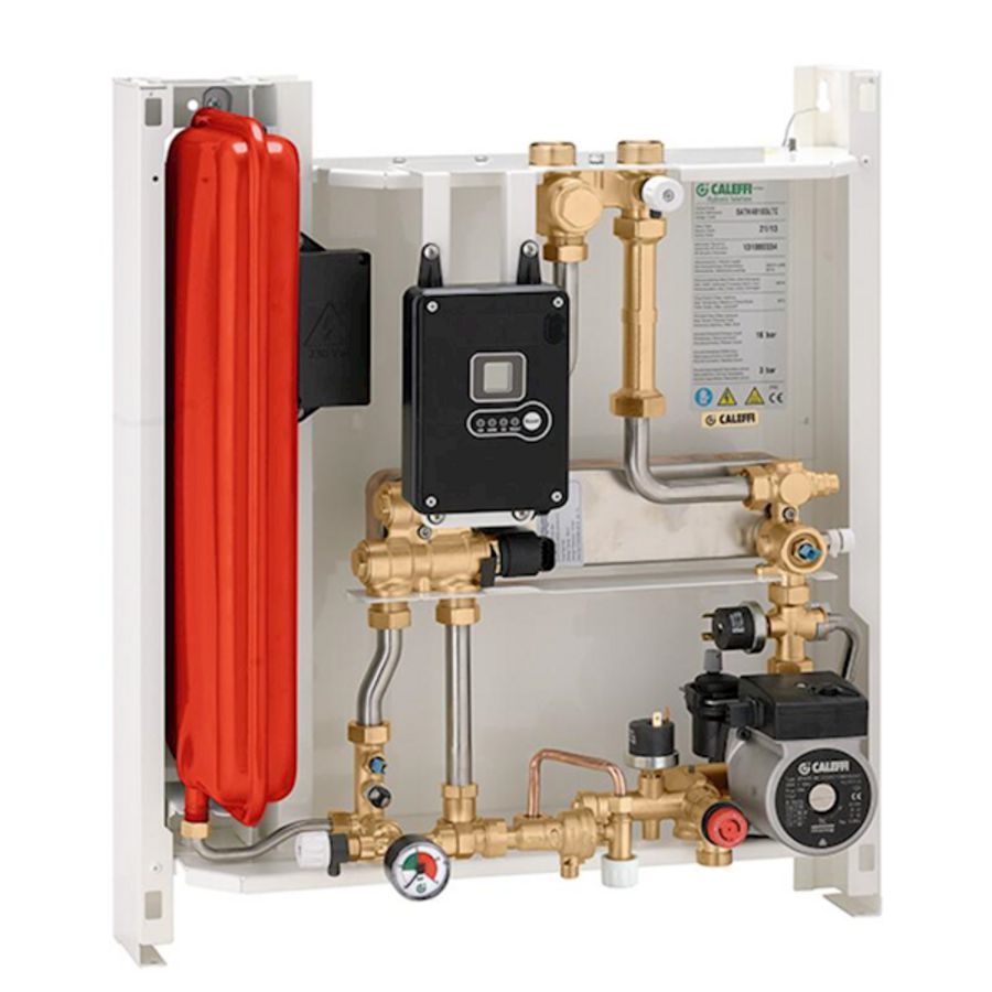 Distributie-unit boiler CV+SWW 40kW + Alpha2 L pomp