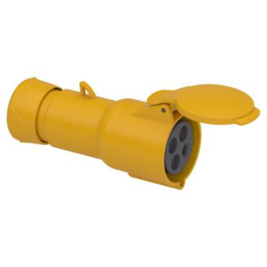 Koppelcontactstop FAST 3P+A 32A 100-130V AC 4h IP4 PratiKa