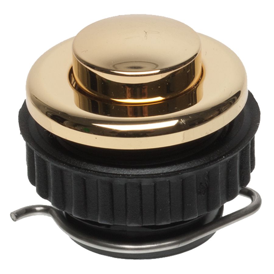 Deurcontact inbouw steekcontacten IP54 verguld mess. VVE=5