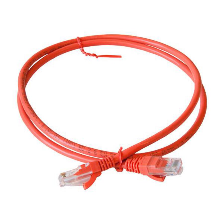 Netwerkkabel / patchkabel CAT5e UTP PVC molded oranje 1.0mtr.