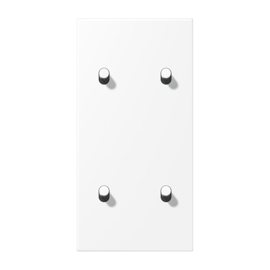 Afdekking LS1912 witmat verticaal 2+2 hevel cyl.