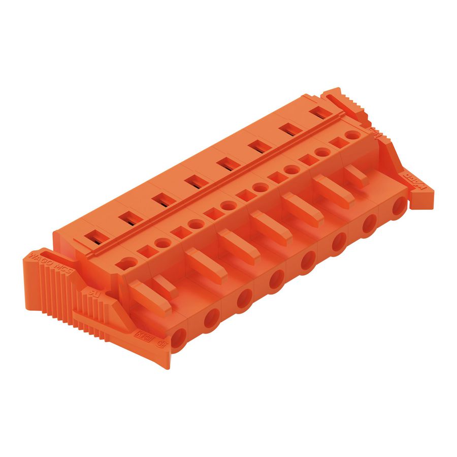 1-draads FE steker 2,5mm² oranje 231-708/037-000 VVE=25