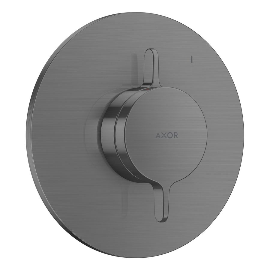 Inbouw douchemengkraan 1 functie AXOR One Brushed Black Chrome