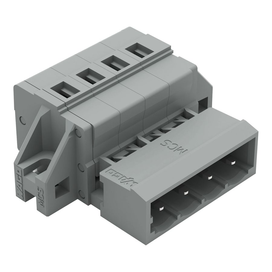 1-draads male steker 2,5mm² grijs 231-604/019-000 VVE=50