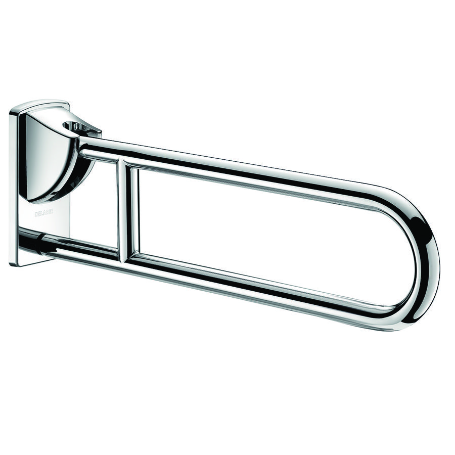 Closetbeugel opklapbaar Ø32 650mm RVS glans gepolijst