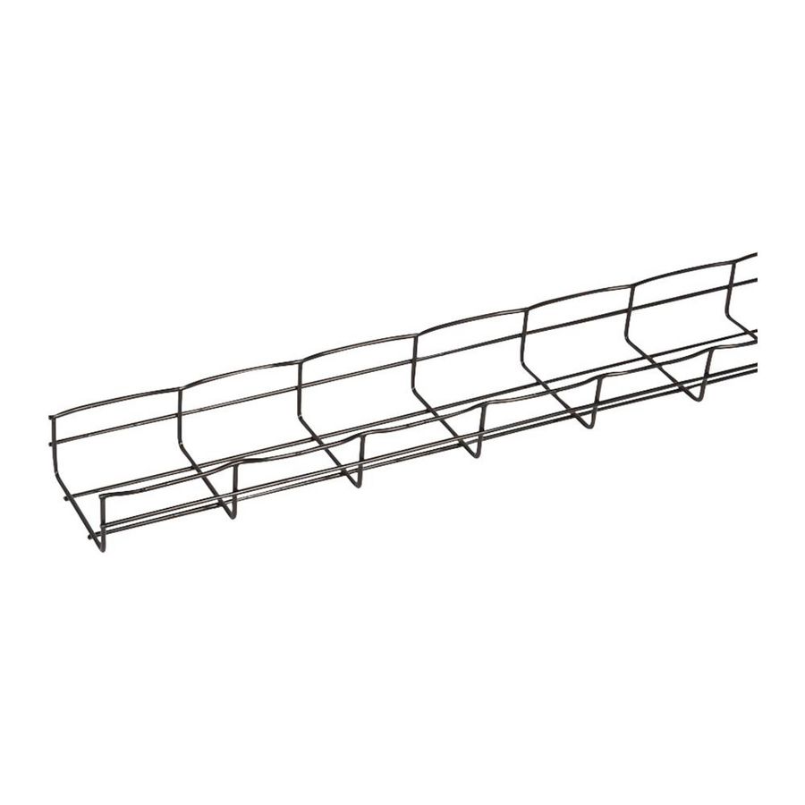 Lengte a 3m. Draadgoot CF54 B100 Elvz + zwart