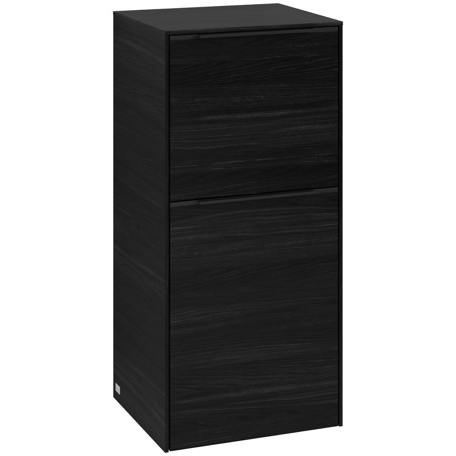 Zijkast SUBWAY 3.0 400x860x362mm Black Oak C59501AB greep Volcano Black